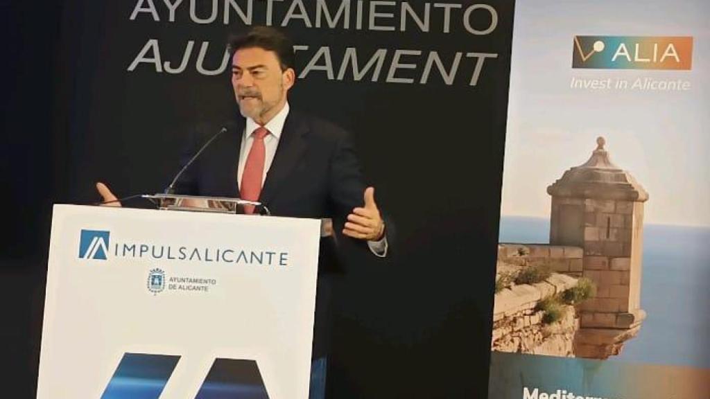El alcalde de Alicante, Luis Barcala.
