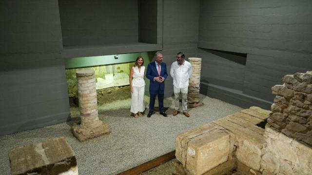 Estreno de las visitas a la cripta del Patio de Banderas del Real Alcázar de Sevilla.