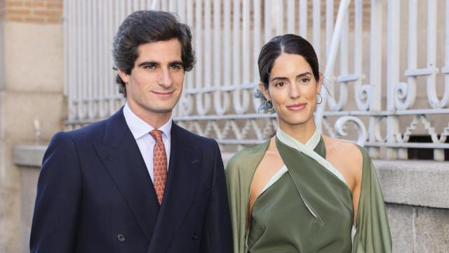 Fernando Fitz-James y Sofía Palazuelo en una fotografía tomada en mayo de 2024, en Madrid.