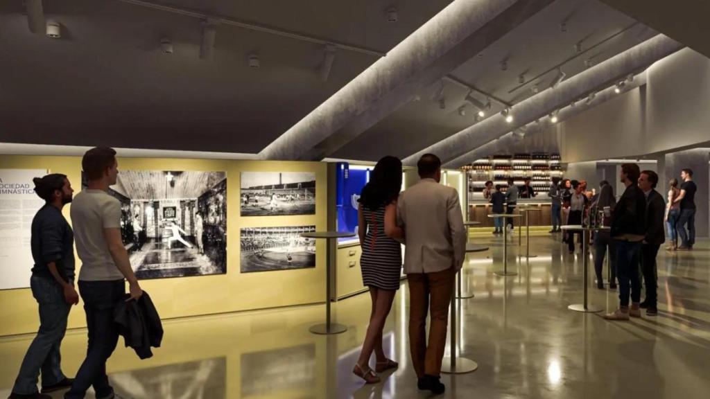 Recreación virtual del proyecto de museo del Deportivo en el estadio de Riazor.