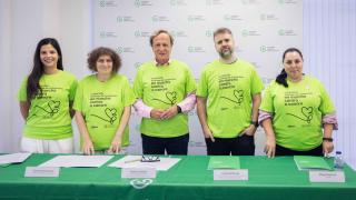 Acto de la AECC de Santiago este miércoles.