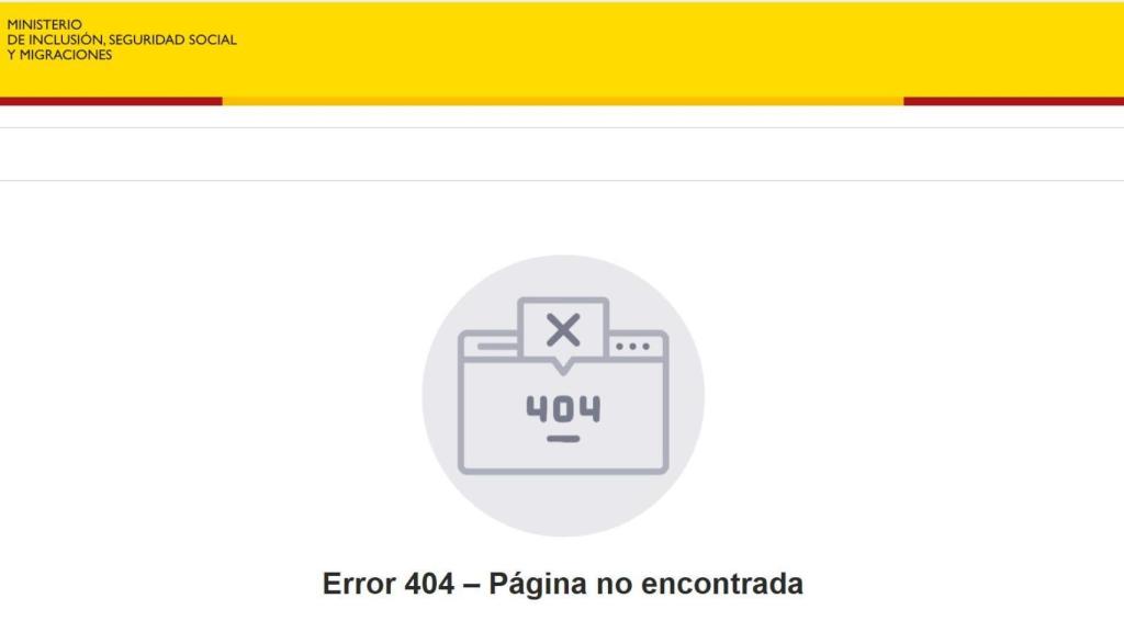 La nota de prensa del ministerio, eliminada de la web. EE