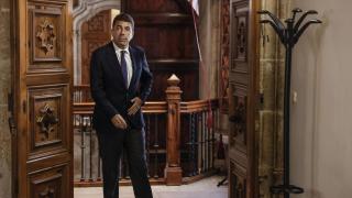 El presidente de la Generalitat, Carlos Mazón, en el Palau de la Generalitat. Rober Solsona / EP