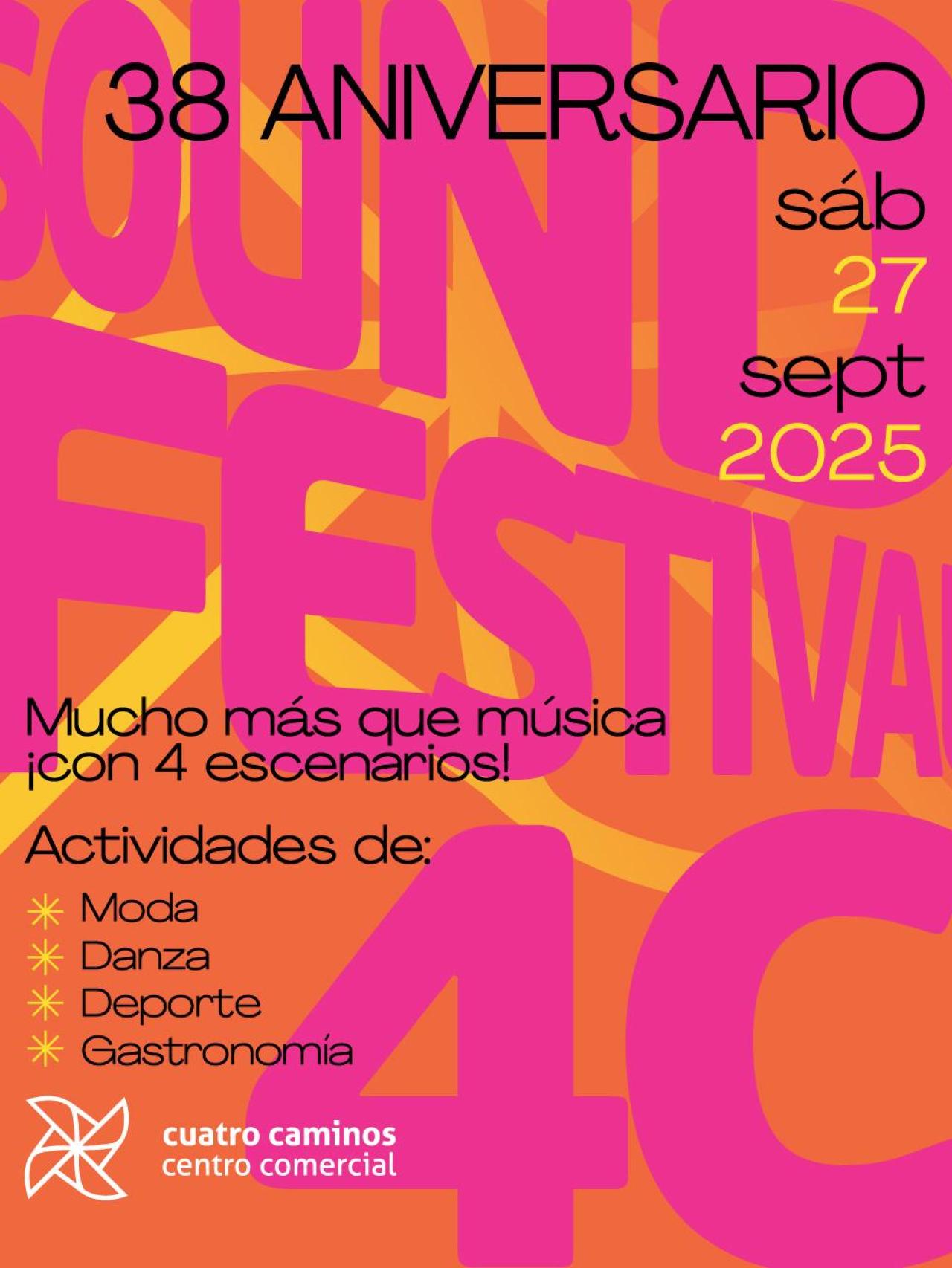 Cartel del 4C Sound Festival.
