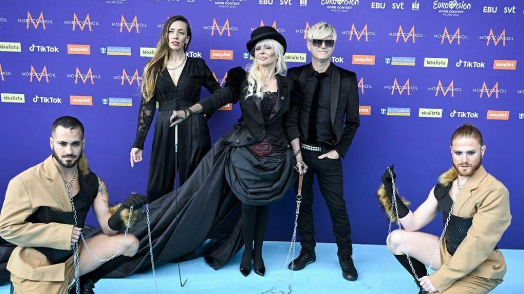 Nebulossa, posando en el certamen de Eurovisión de 2024.