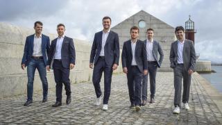 Los fundadores de Kreios Space en Vigo.