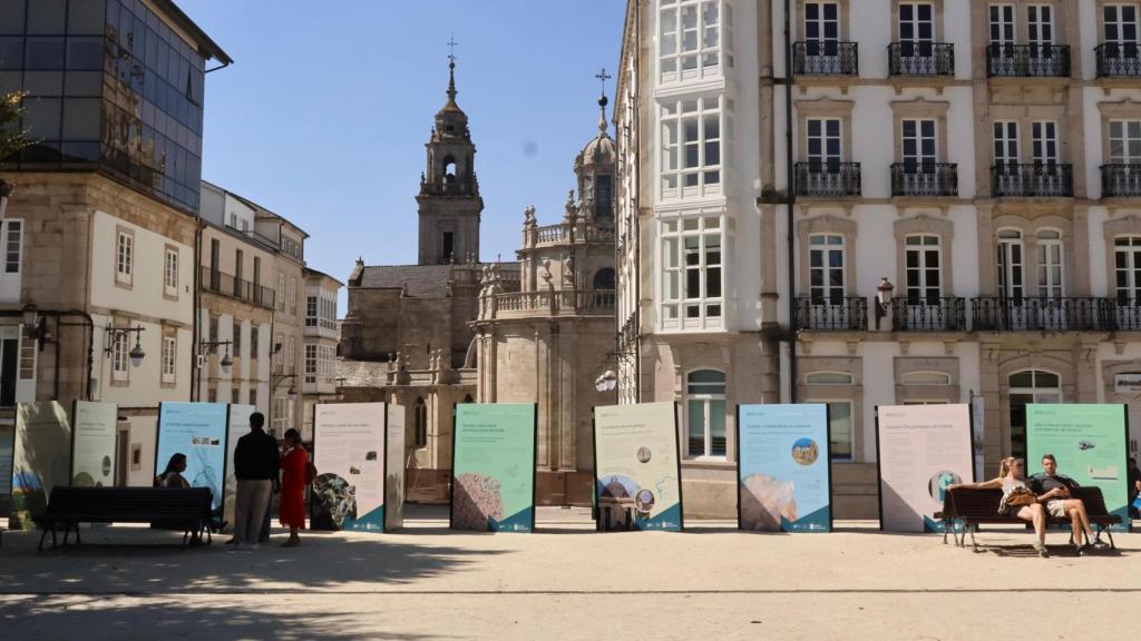 Exposición 'Tesouros da terra' sobre la historia de la minería en Galicia en Lugo.