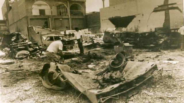 Fotogafía del atentado del 16 de septiembre de 1991.