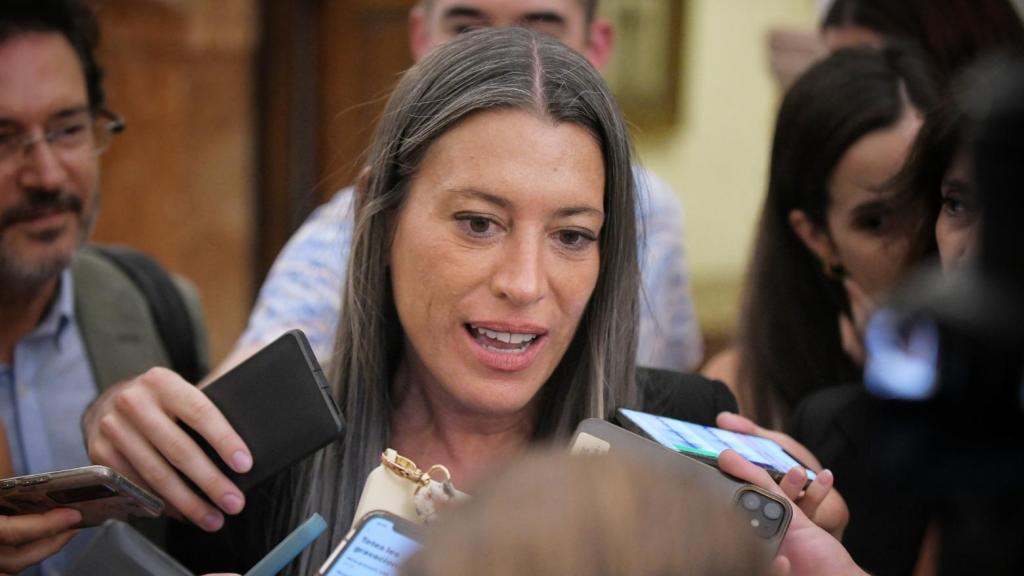 Míriam Nogueras, portavoz parlamentaria de Junts, este martes en el Congreso.