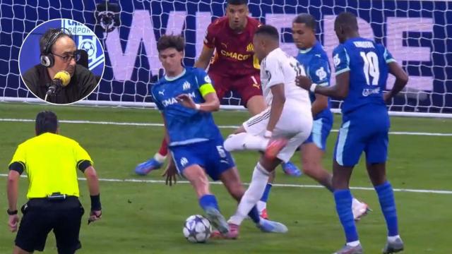 Imagen de la polémica jugada e Iturralde González.