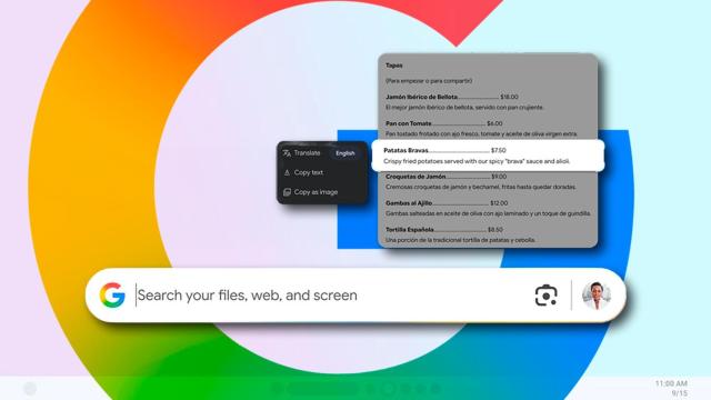 Fotomontaje inspirado en la nueva app de Google para Windows