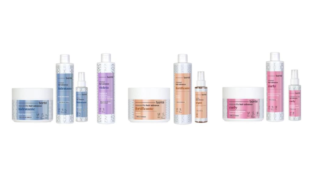 Imagen de campaña de la línea Hair Advance.