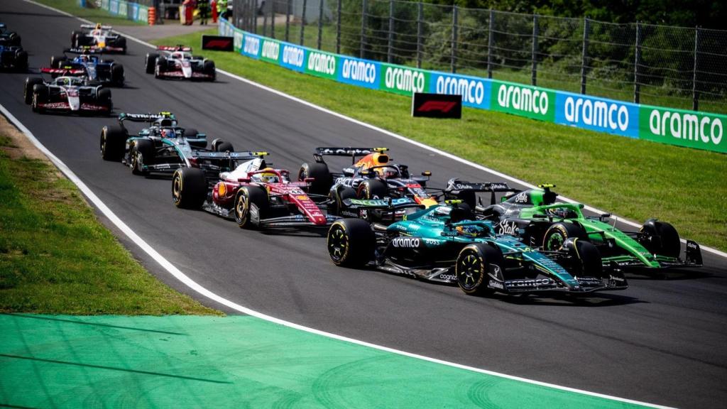 Imagen de una carrera de Fórmula 1.