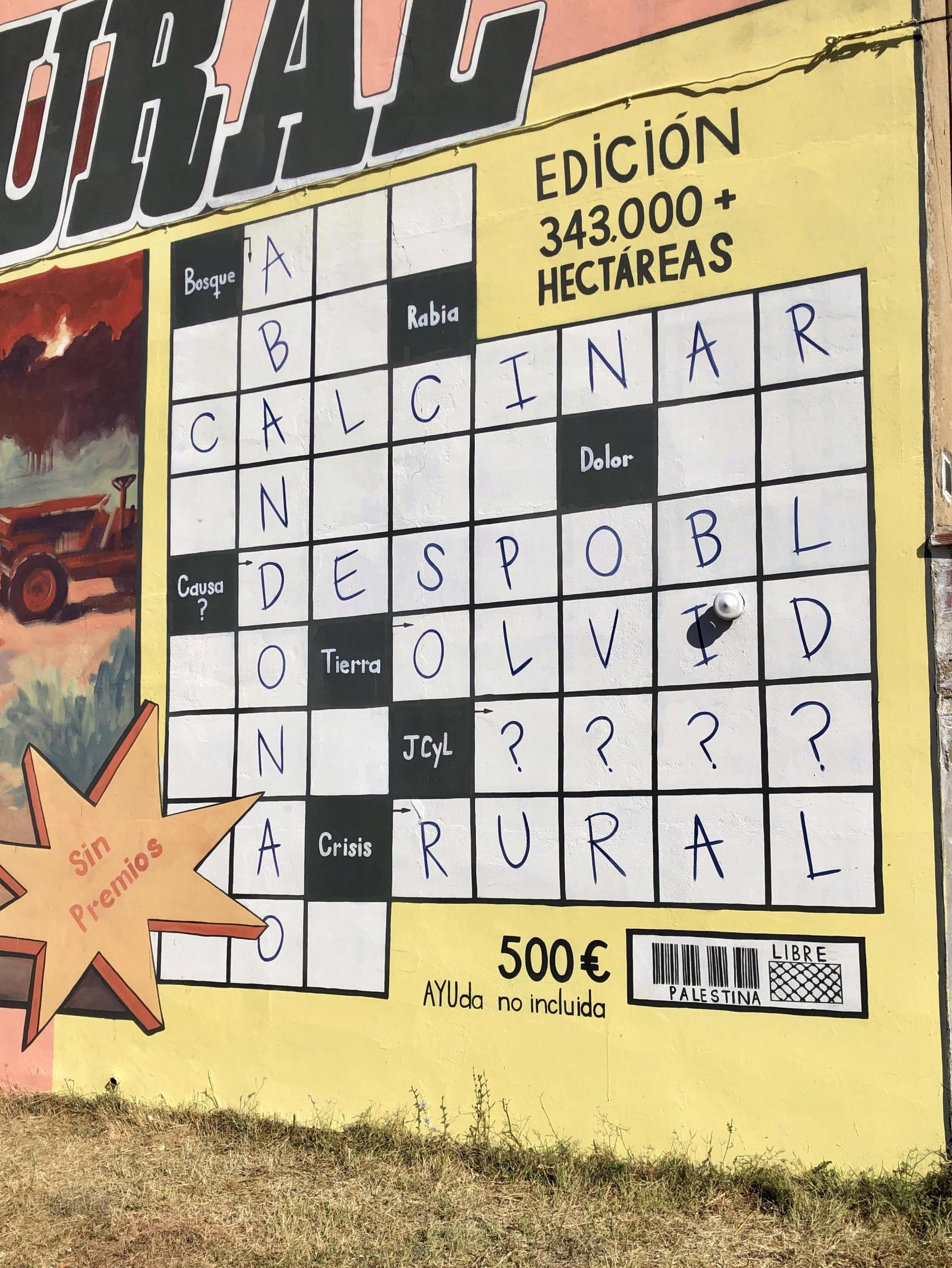 Detalle del mural de Laura Merayo