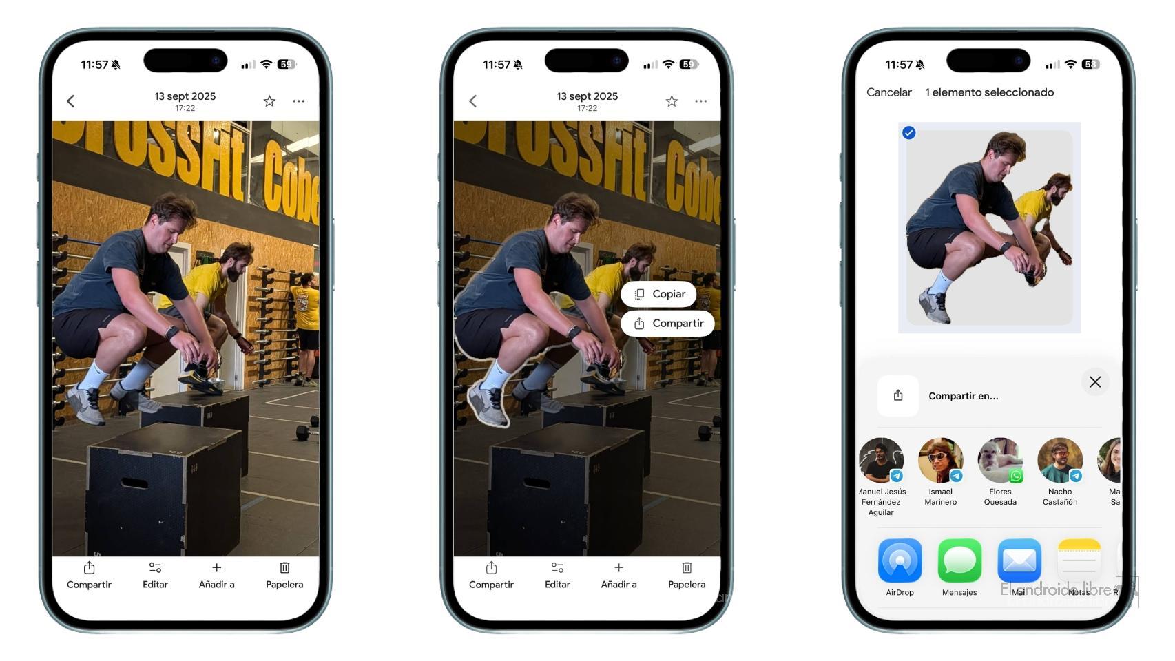 Stickers en Google Fotos