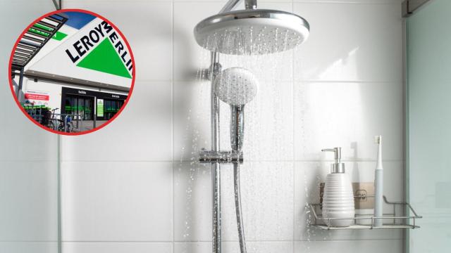Leroy Merlin tiene el organizador de ducha sin taladros que revoluciona los baños.
