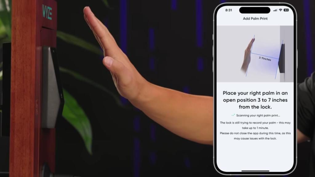 Reconocimiento de la palma de la mano