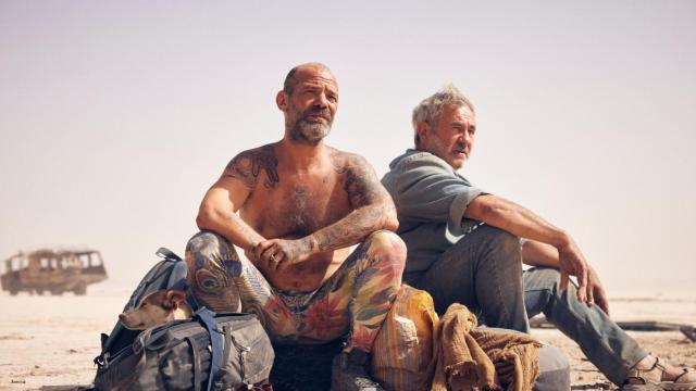 Sergi López (a la derecha), en 'Sirat'. Foto: Quim Vives