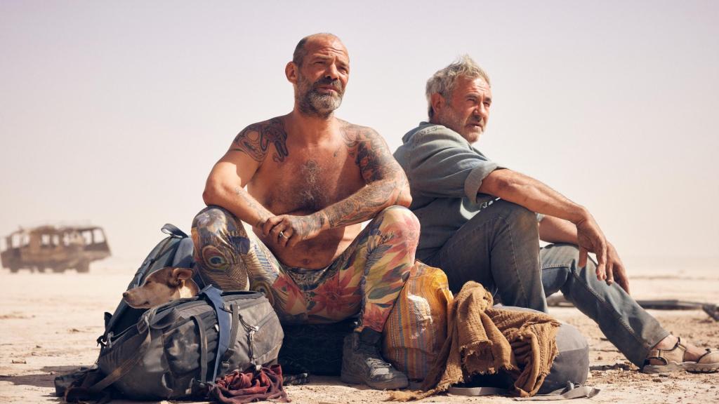 Sergi López (a la derecha), en 'Sirat'. Foto: Quim Vives