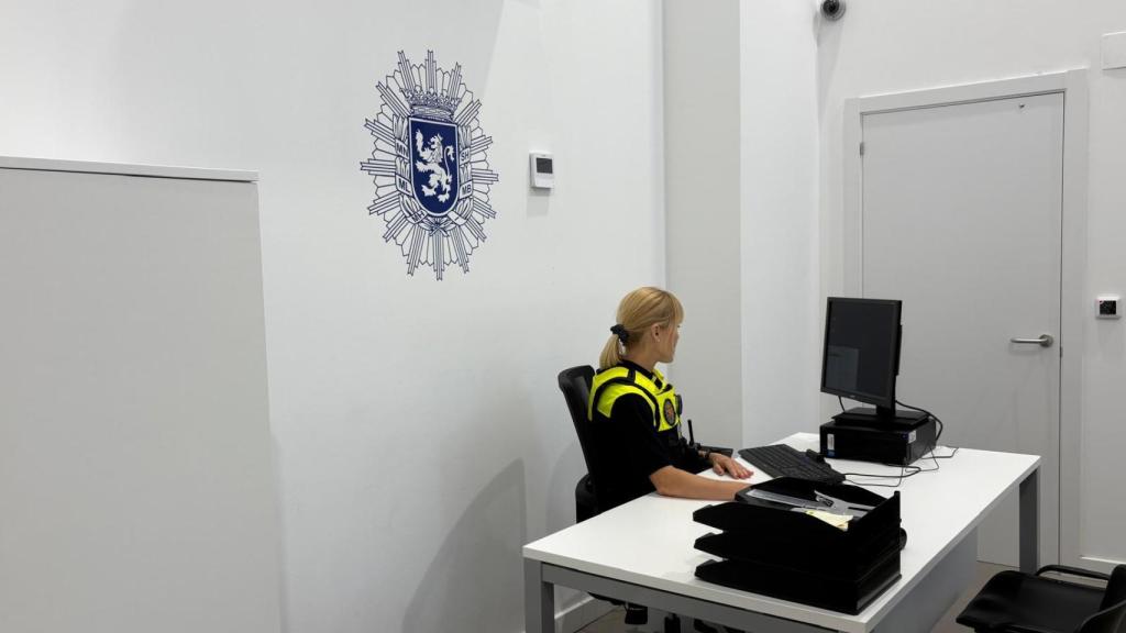 Interior de la comisaría del Gancho en Zaragoza