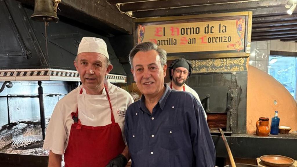 José Ribagorda en La Parrilla de San Lorenzo