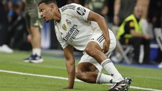 Trent Alexander-Arnold, tras lesionarse con el Real Madrid