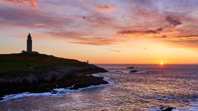 Atardecer en A Coruña