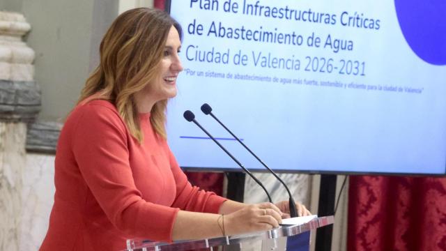 María José Catalá en la presentación del Plan este miércoles. EE