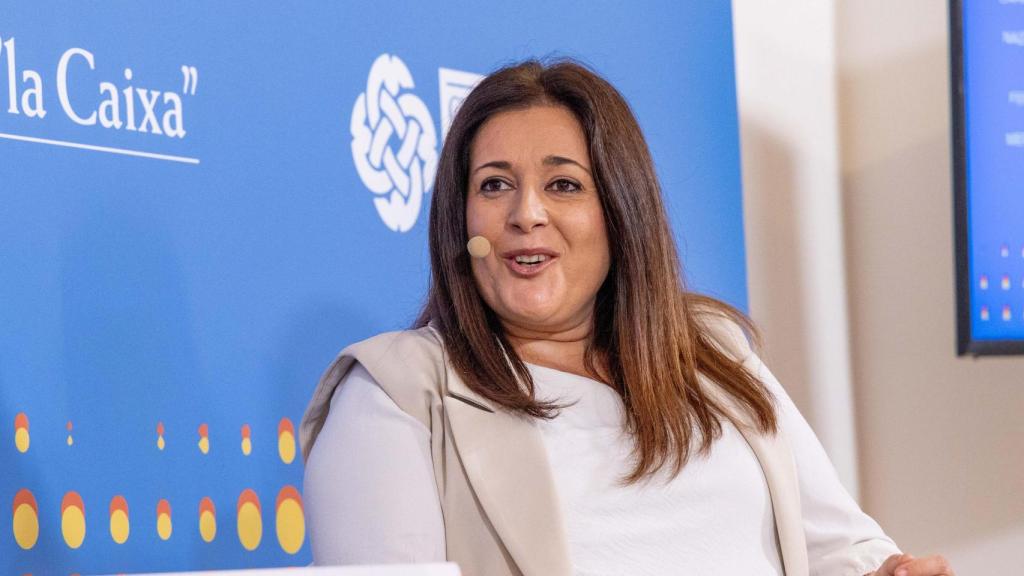 Nazareth González durante su intervención.