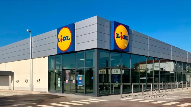 Fachada de un supermercado Lidl.