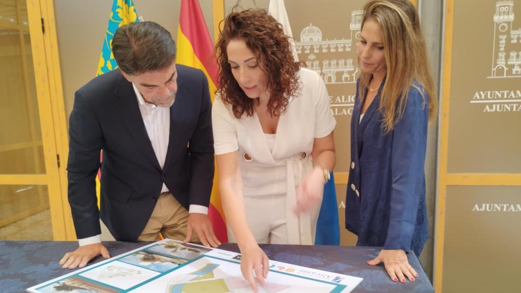 La presentación del plan de urbanización este miércoles en Alicante.