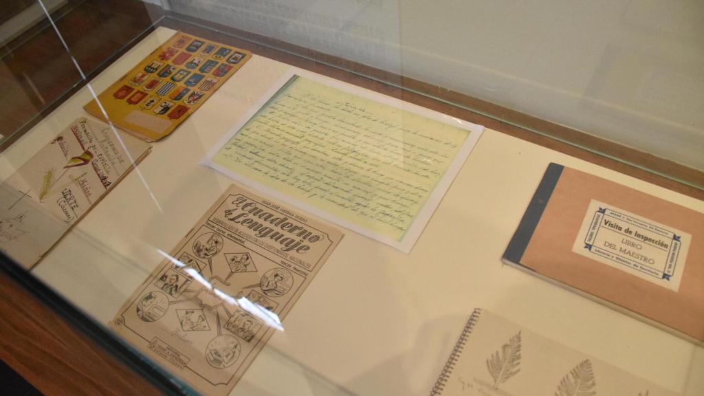 Material escolar recuperado para el Museo Pedagógico de Zamora