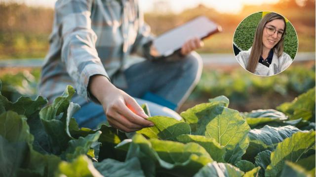 La agricultora Lucia Agrofamily.