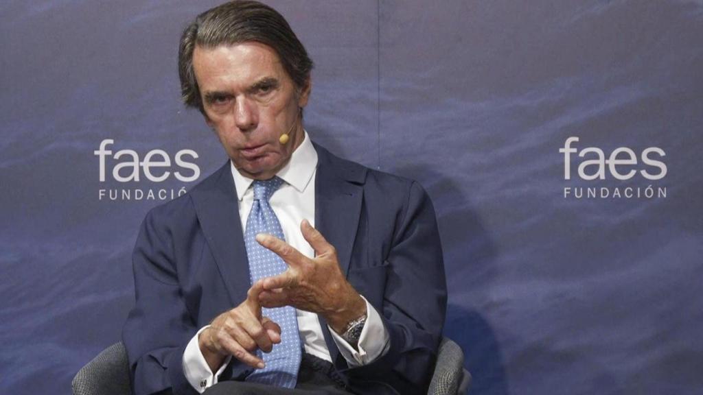 El expresidente del Gobierno José María Aznar este miércoles en el Campus Faes 2025.