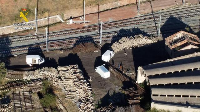 Imágenes de los ladrones en pleno robo en Torralba de Morales (Soria).