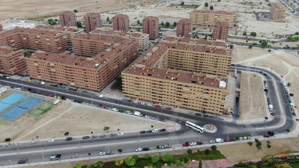 Imagen aérea de El Quiñón en Seseña.