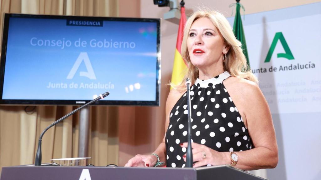 La consejera Carolina España, este miércoles en el palacio de San Telmo.