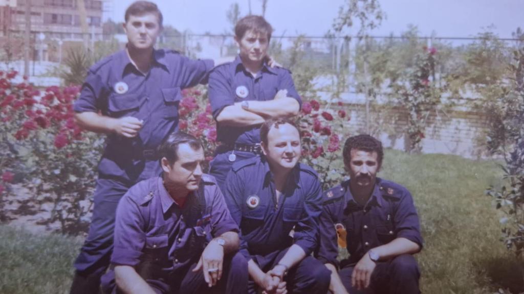 Antonio, durante su etapa como cabo del Servicio de Extinción de Incendios (SEIS) del Ayuntamiento Murcia.
