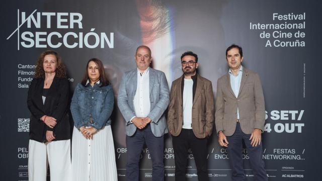 Presentación del festival de cine Intersección en A Coruña.
