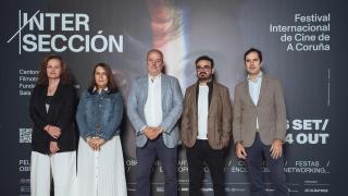 Presentación del festival de cine Intersección en A Coruña.