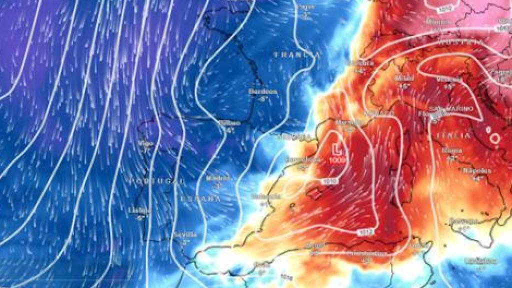 Una masa de aire anormalmente fría para la época irrumpirá en España durante el fin de semana.