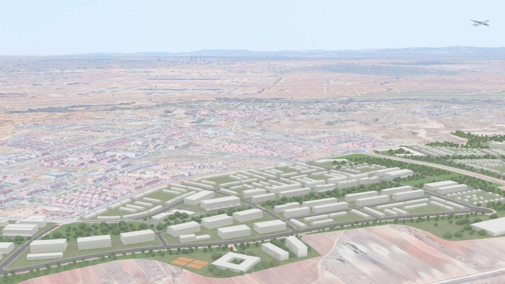 Imagen conceptual del nuevo barrio.