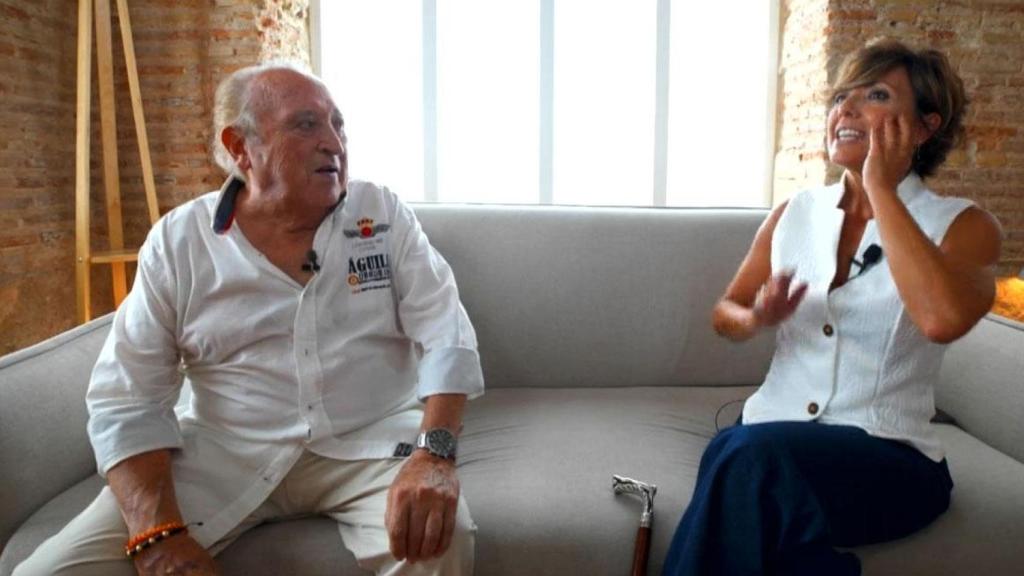 Fernando Esteso junto a Sonsoles Ónega.