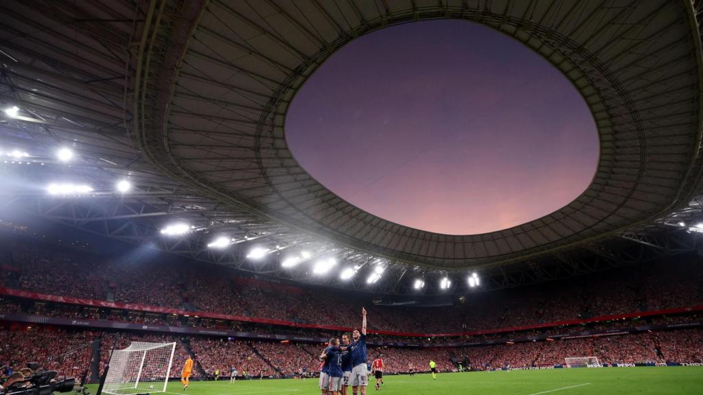 Imagen panorámica del estadio de San Mamés.