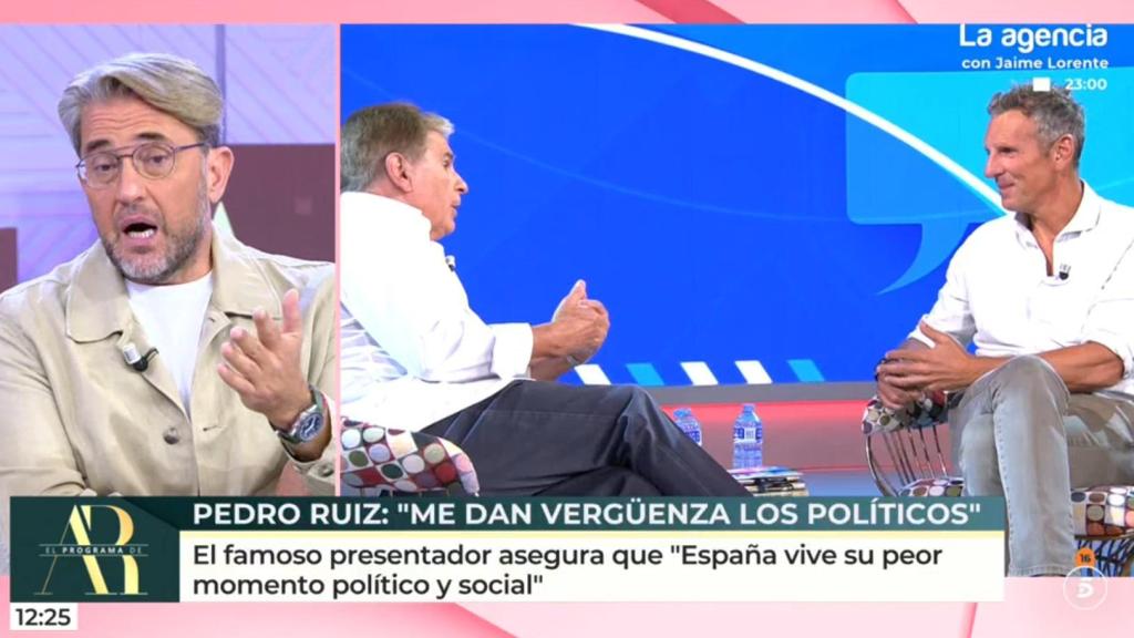 Máximo Huerta opina sobre Pedro Ruiz.