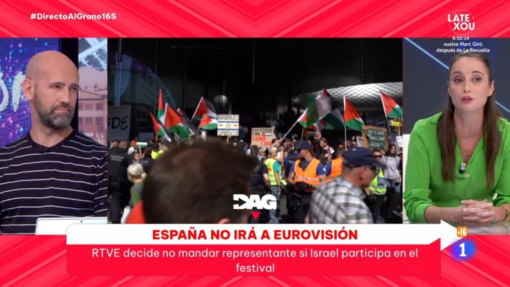 Gonzalo Miró y Andrea Levy en 'Directo al grano'.