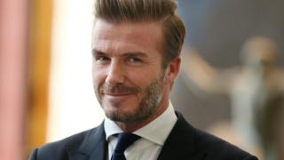 El futbolista David Beckam.