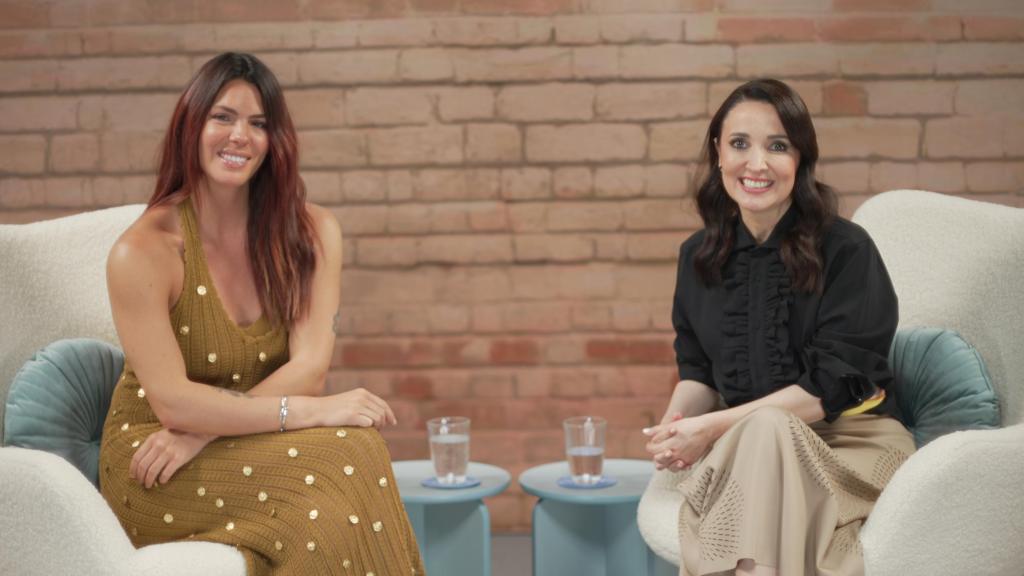 Laura Matomoros, junto a Cruz Sánchez de Lara en el programa de Mediaset Infinity.