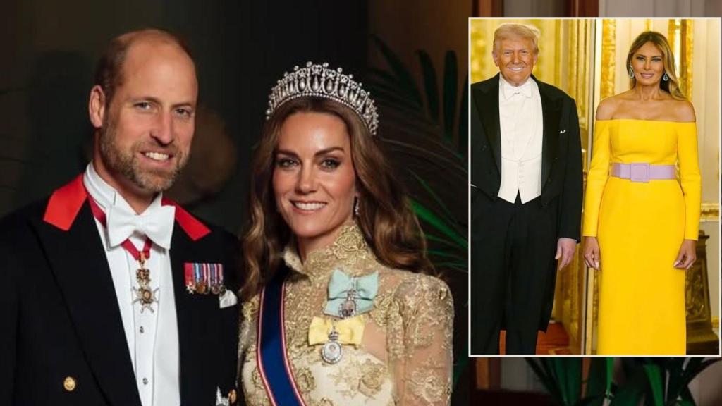 Los príncipes de Gales, en un montaje de Magas.