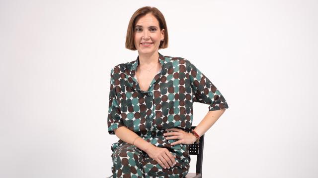 La farmacéutica posando durante una de sus grabaciones para Magas.